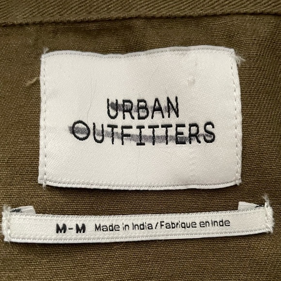 NWOT URBAN OUTFITTERS cotton jacket with zipper - waist cinch. - Picture 7 of 7